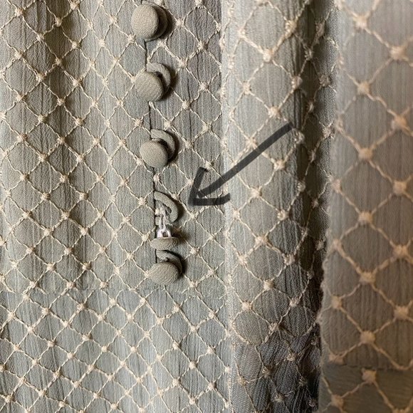 Gal Meets Glam Lenore Shirred Neck A-Line Sleeveless Midi Dress Moss Green - Picture 9 of 11